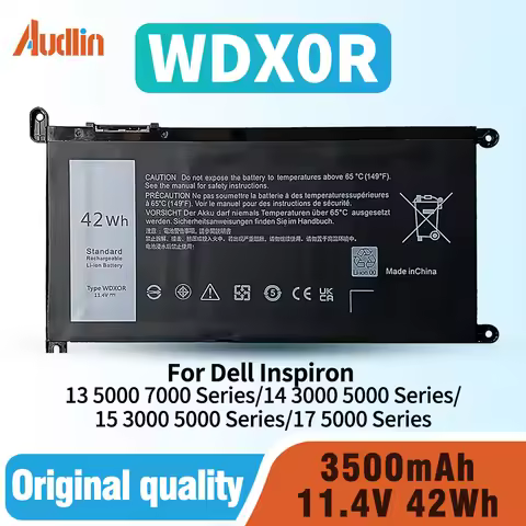 WDX0R WDXOR Battery for Dell Inspiron 13 15 5000 7000 14 3000 17 5000 Series 5570 7579 7378 5567 757