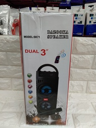 PORTABLE SPEAKER BLUETOOTH BT WIRELESS + Mic SK-71 SK 71