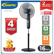 Powerpac 16" Electric Stand Fan with Timer (Model: PPFS30)