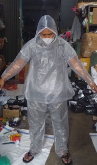JAS HUJAN PLASTIK SUPER MERK ROTAN