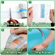 Transparent Waterproof Plaster Pu Film Waterproof Wound Plaster Pu Film - 5cm