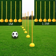 เสาสลาลมฟุตบอล อุปกรณ์ฝึกซ้อมฟุตบอลสูง 1 และ1.5m(ราคาต่อ1เสา)