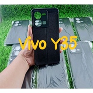 VIVO Y22 Y22S Y35 4G 2022 Y16 4G AUTO ORANGE PEEL SOFTCASE LEATHER CASEfocus