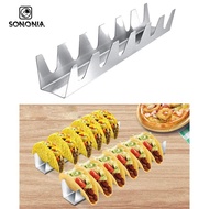 SONONIA [Colaxi1ddMY] Taco Holder, Stainless Steel Taco Trays Taco Stand ,Taco Stand - Taco Plates -