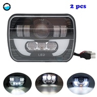 2 pcs 90W 5x7 Led Headlights 7x6 Led Sealed Beam Headlamp 7inch led truck headlight For Jeep Cheroke