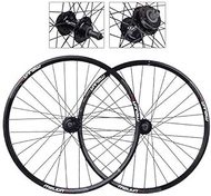 20/26 inch wheel bicycle rear wheel double-walled aluminum alloy mountain bike wheelset disc brake quick release bicycle rim 7 8 9 speed cassette