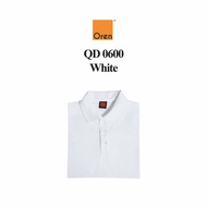 OREN SPORT QD0600 White Quick Dry Polo T-Shirt Unisex Sportswear Cool Fit Microfiber SUNBEAR.com.my