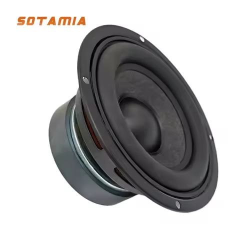 SOTAMIA 1Pcs 4.5 Inch Subwoofer Audio Speaker 4 8 Ohm 30W Super Bass LoudSpeaker Sound Home Theater 