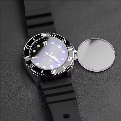 High Quality 32.7mmx3mm Coated Sapphire Crystal For Origina Casio Duro Mdv106 Mdv107 Watch Looking G