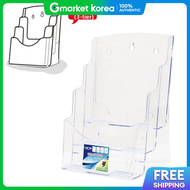 A5 3-Tier Acrylic Brochure /Catalog /Flyer Holder 1 Piece. Stationery Store Acrylic Display Stand