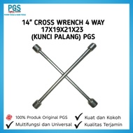 PGS 14" CROSS WRENCH 4 WAY 17X19X21X23 (CROSS WRENCH)