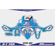 DECAL STICKER MOTOR CROSS D-TRACKER 150 FULLBODY - DESIGN DTR-05