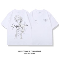 Trong Kho Yohji Yamamoto Eva Liên danh Yamamoto Yoji T-shirt Nam và nữ Anime Xung quanh Chử Huân in 
