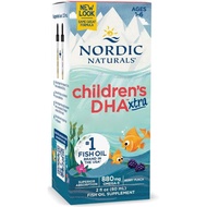 Nordic Naturals Omega 3 Children's DHA Xtra, 880mg Kids Omega 3  Oil for Kids, with EPA and DHA, 60m