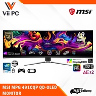 MSI MPG 491CQP 49" QD-OLED DQHD(5120x1440)/Curved 1800R/144Hz/0.03ms(GtG)/HDR400/Adjustable Stand/KVM Gaming Monitor