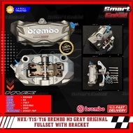 ORIGINAL-NVX/Y15/Y16 BREMBO M3 GRAY ORIGINAL FULLSET WITH BRACKET