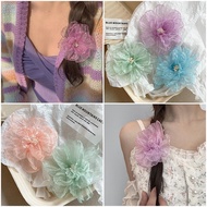 Ins Flower Shape Hair Clip Accessories Dream Princess Hair Decor Accessories Valentine's Day Gifts