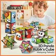 Keychild 3D Panda Magic Cube Rubik's Cube Folding Versatile Rubik's Cube 3D Panda Stress Relief