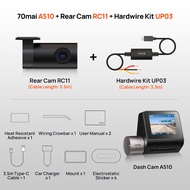 [KFJND] 70mai Dash Cam A510 2024 New Global 140FOV 1944P HDR ADAS GPS Car Camera 70mai A510 DVR Supp