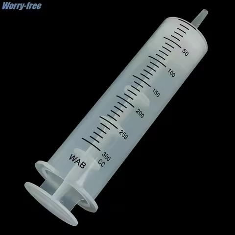 300ml Plastic Syringe Large Capacity Syringe Transparent Reusable Sterile Measuring Injection Syring