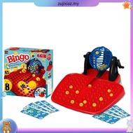 [LzdyyhacMY] Bingo Game Set, Bingo Lottery Game, Vintage Bingo Set, Bingo Machine Toy for Birthday M