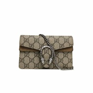 GUCCI Dionysus酒神超Mini16.5老花PVC銀扣