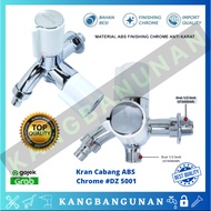 [ DZ 5001] IZUMO Branch Faucet ABS ShowerSOLIGEN 1/ 2" Iron Crank Double Nickel Water Tap