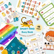 [PDF] SMART MIND Busy Book / Printable Busy Book / Quiet Book / Kids Book / Children Book