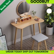Meja Solek Ikea Style Murah Dengan Kerusi Cermin Dressing table with mirror and chair