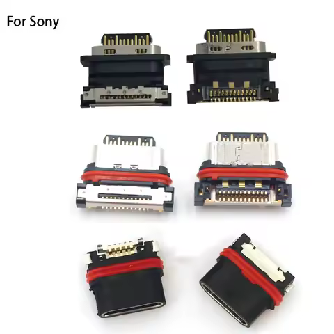1PC For Sony XZ2 3 4 5 Tail Plug H8296 H8266 XZ2P H8Q166 Premium Charging Port Female Socket 5Pin 24