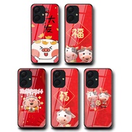 HP Chinese New Year Glass Case Samsung A05 A05s - Samsung A05 A05s Cellphone Casing - Samsung AO5 A0