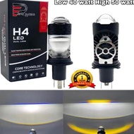 Premium Original Epic Racing ZE5 High Low AC DC H4 LED Headlight Plus Full Aluminum Cooling Fan