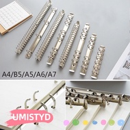 UMISTYDREAMUM9U A4/B5/A5/A6/A7 Binder Clip DIY Stationery  Accessory Refillable Notebook Binding Hoo