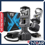 Đèn led bi mini DMEX F40 PRO ô tô / xe máy chính hãng 55W chân H4 6000K (bản đã fix lỗi)