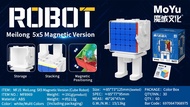Moyu Robot Cube Stand Moyu 3M 3x3x3 Magnetic cube Desktop DISPLAY Box For cube 4x4 cube 5x5 cube Puz