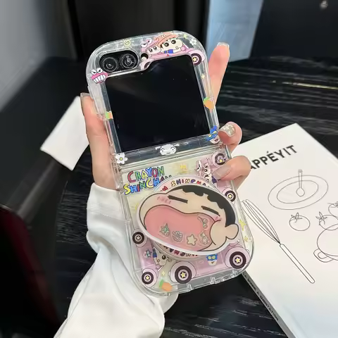 Driving For Crayon Shin-Chan Himawari Nohara Shiro Nice Holiday Creative Fun With Lanyard Samsung Ga