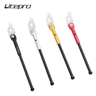 LP Litepro Folding Bicycle 18 20 Inch Parking Stand Aluminum Alloy CNC Kickstand birdy Bike Foot Bracket For birdy Bike