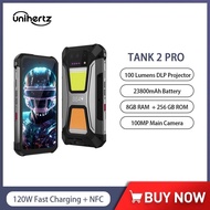 Unihertz Tank 2 PRO 8849 6.79 Inch Rugged Phone with Projector 23800mAh 12GB+512GB 64MP Night Vision