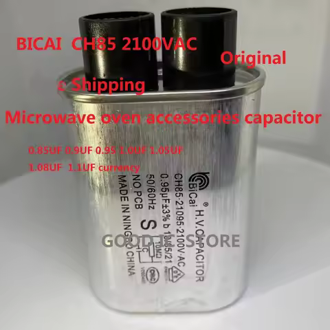 NEW BICAI 2100V AC microwave oven accessories CH85 high-voltage capacitor 0.9UF 0.91UF 0.95UF 1.00UF