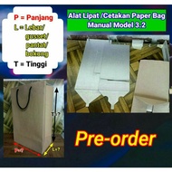 Folding tool ppr bag 12x7x23cm, 18x12x22cm etc.