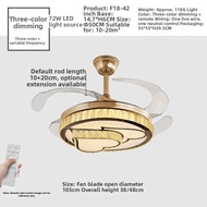 LEITONG | Variable Speed Silent Crystal Fan 42 Inch