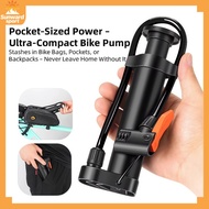 【MY Delivery】Mini Portable Bike Pump Compact Bicycle Tire Inflator with Schrader Presta Valve Foot P