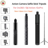Invisibility 1.2m Selfie Stick For Insta360 X5 X4 X3  New 2-in-1 Tripod Selfie Stick For Insta360 X4