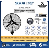 Sekai industrial wallfan 20inch 20in IWF2025 full iron material strong motor