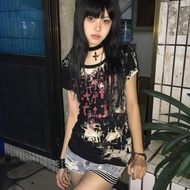 y2k y2k y2k y2k Top y2k Wear y2k Hot Girl American y2k Short Sleeve Female yk1