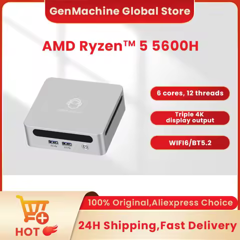 AMD Ren5000 5300U 5475U 5600H 5625U Windows 11 Ryzen DDR4 3200Mhz Wifi6 HDMI Mini PC Diy Gaming Comp