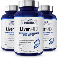 1MD Nutrition 1MD LiverMD - Liver Support Supplement | Siliphos Milk Thistle Extract - Highly Bioava