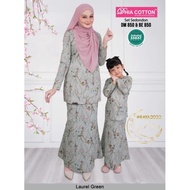 Baju Kurung Mini Cotton Kurung Cotton Dhia Cotton