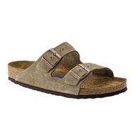 Birkenstock Birkenstock Flats, Sandal Gabus, Sandal Kulit Matte Uniseks, Sandal Arizona Boken