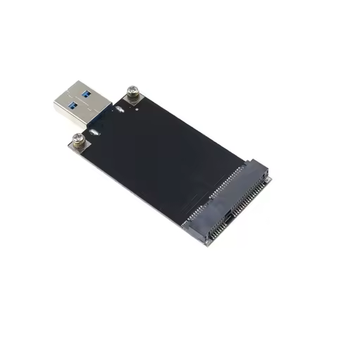 High Apeed Transmission Msata to USB 3.0 Solid-State Drive to Mobile Hard Drive ASM1153E Chip Plug a